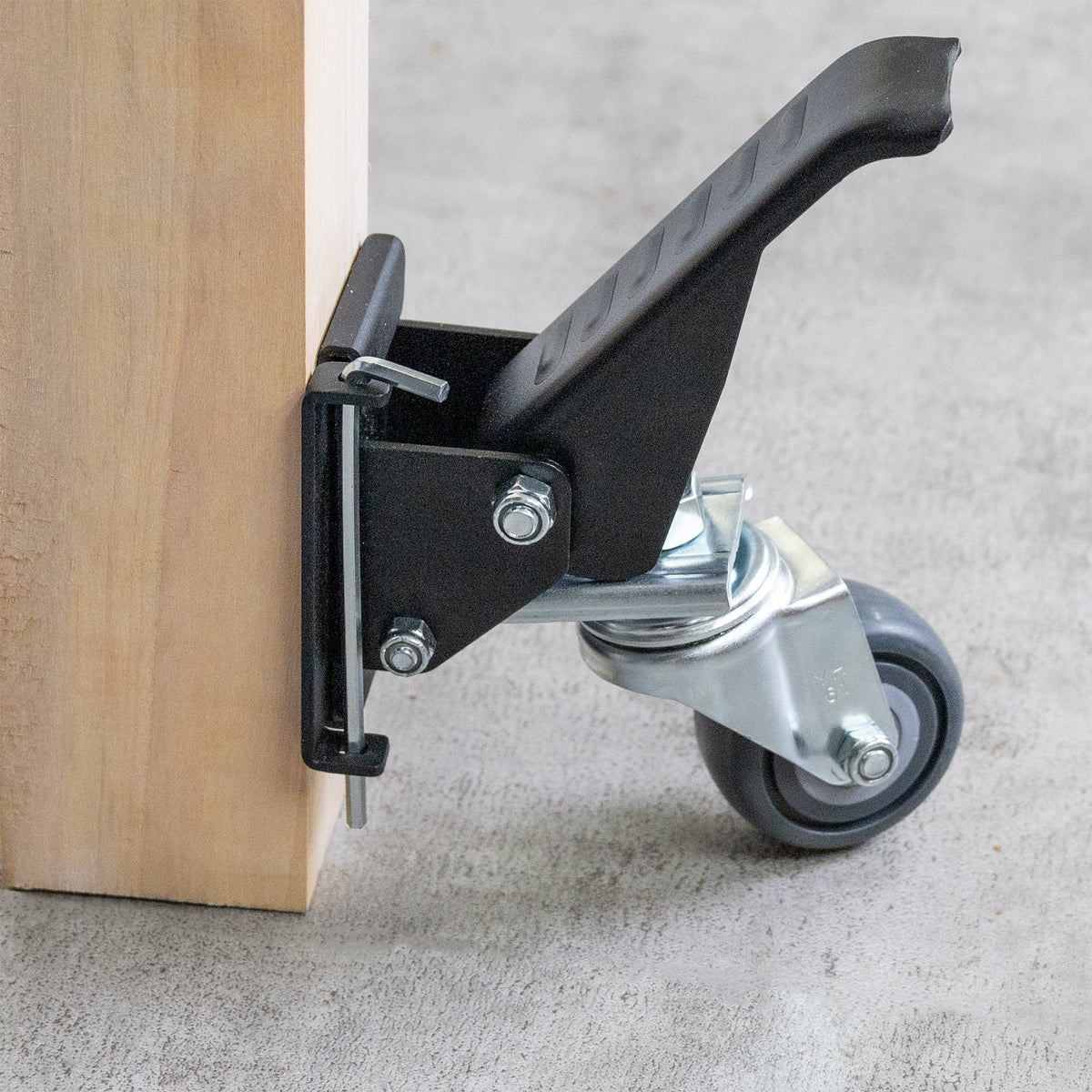 Carbatec Workbench Castors With Quick Release Plates Bundle