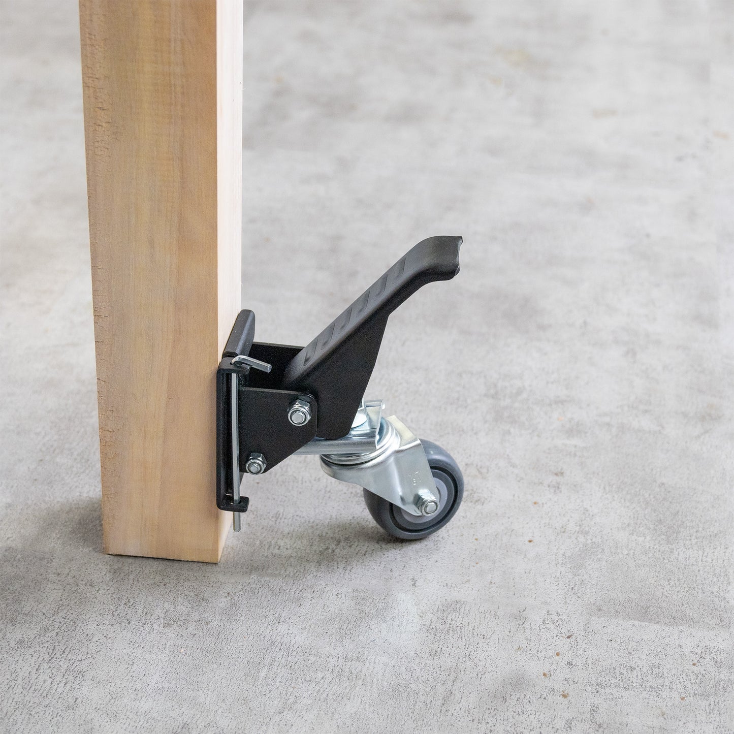 Carbatec Workbench Castors With Quick Release Plates Bundle