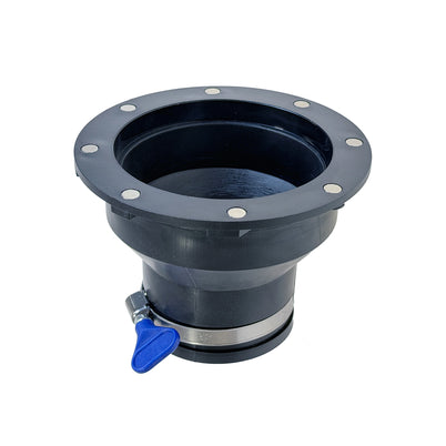 Carbatec Dust Connector for 2.5" Hose - Magnetic Side