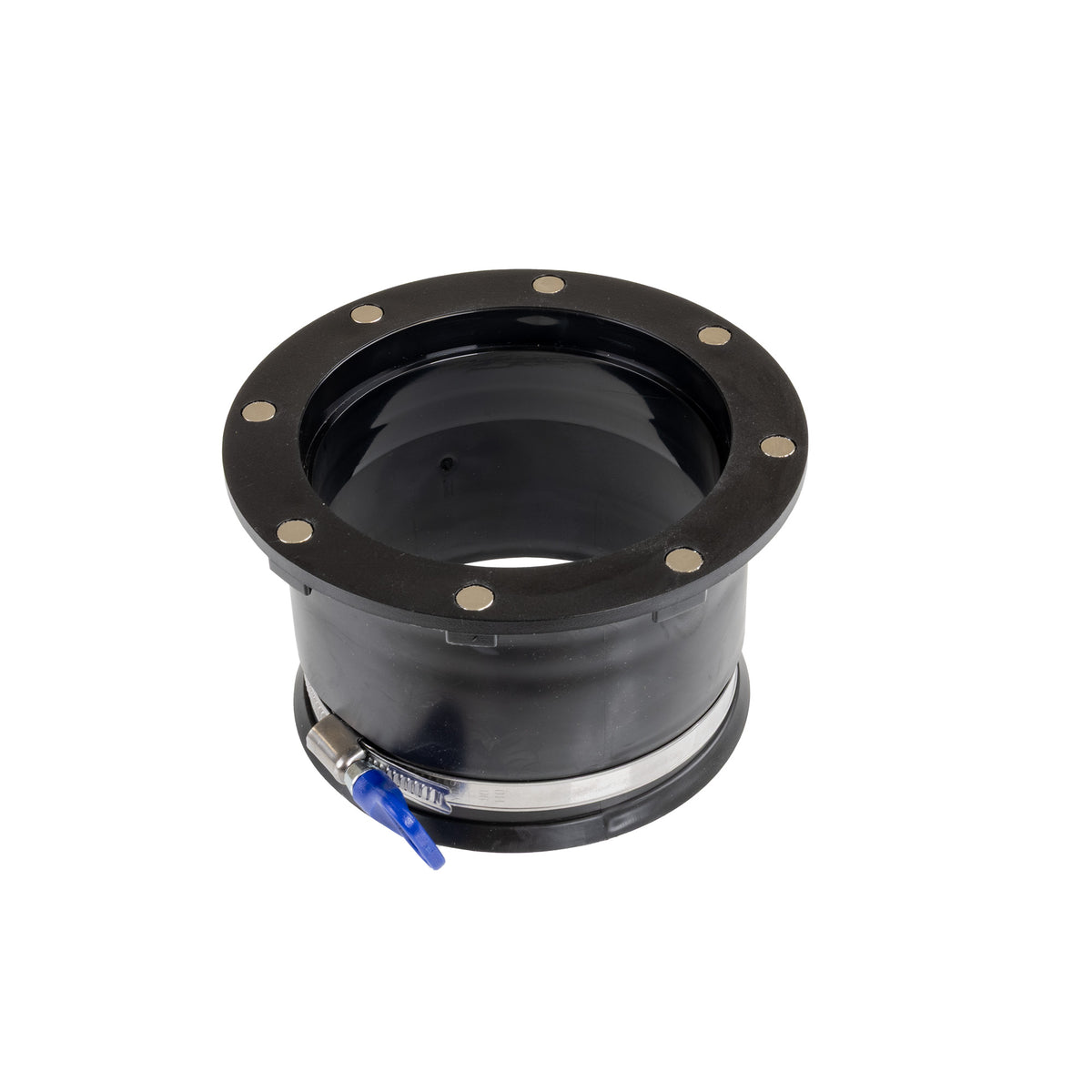 Carbatec Rubber Fitting Magnetic Dust Connector 100mm Magnet Side