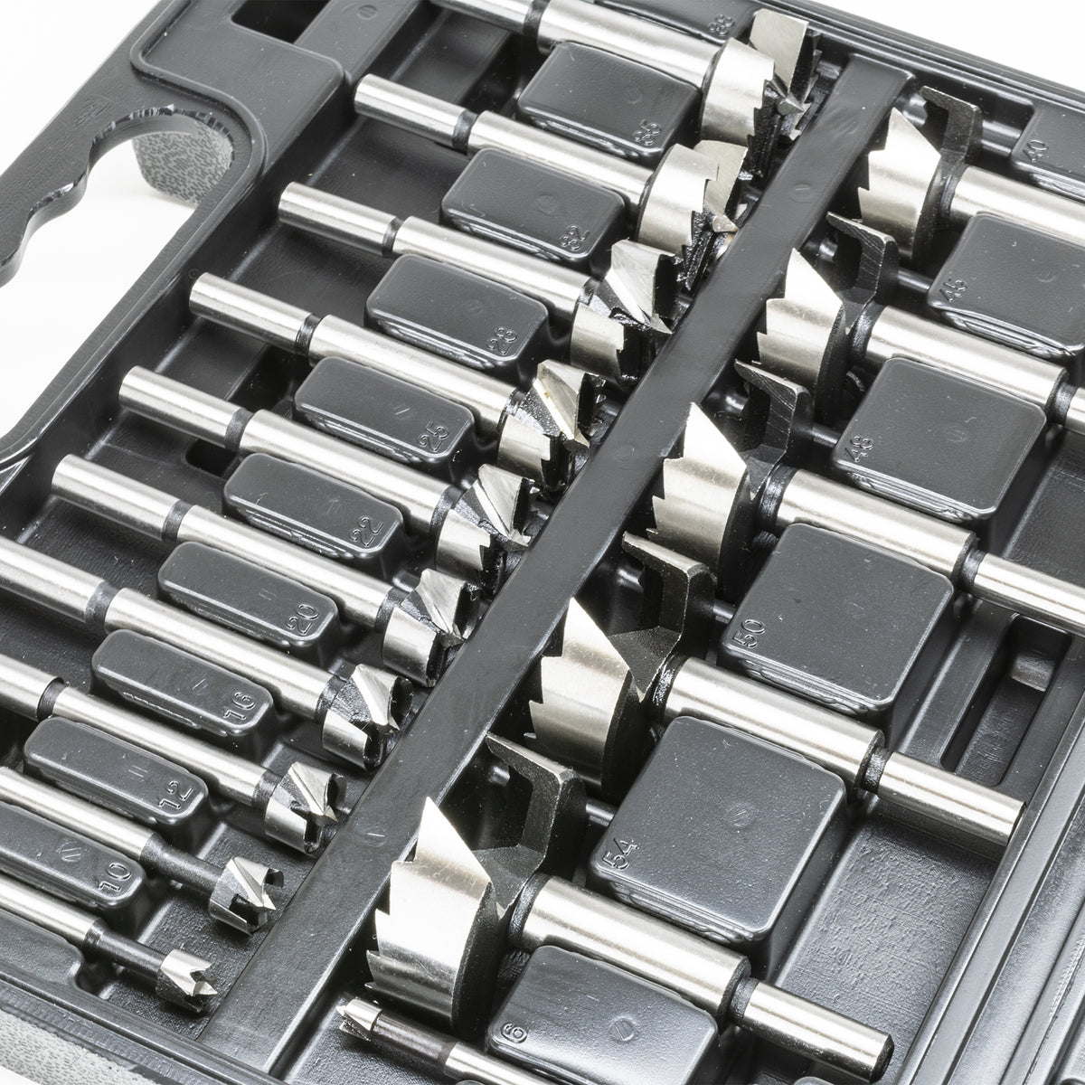 Carbatec 16 Piece Sawtooth & Forstner Combination Bit Set - Metric