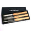 Carbatec 3PC Cryogenic M2 HSS Medium Woodturning Chisel Set