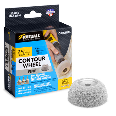 Kutzall 2-1/2" Contour Wheel 3/8" Bore (Original Fine)