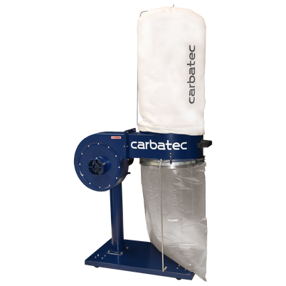 Carbatec 1HP Dust Collector & Accessory kit Bundle