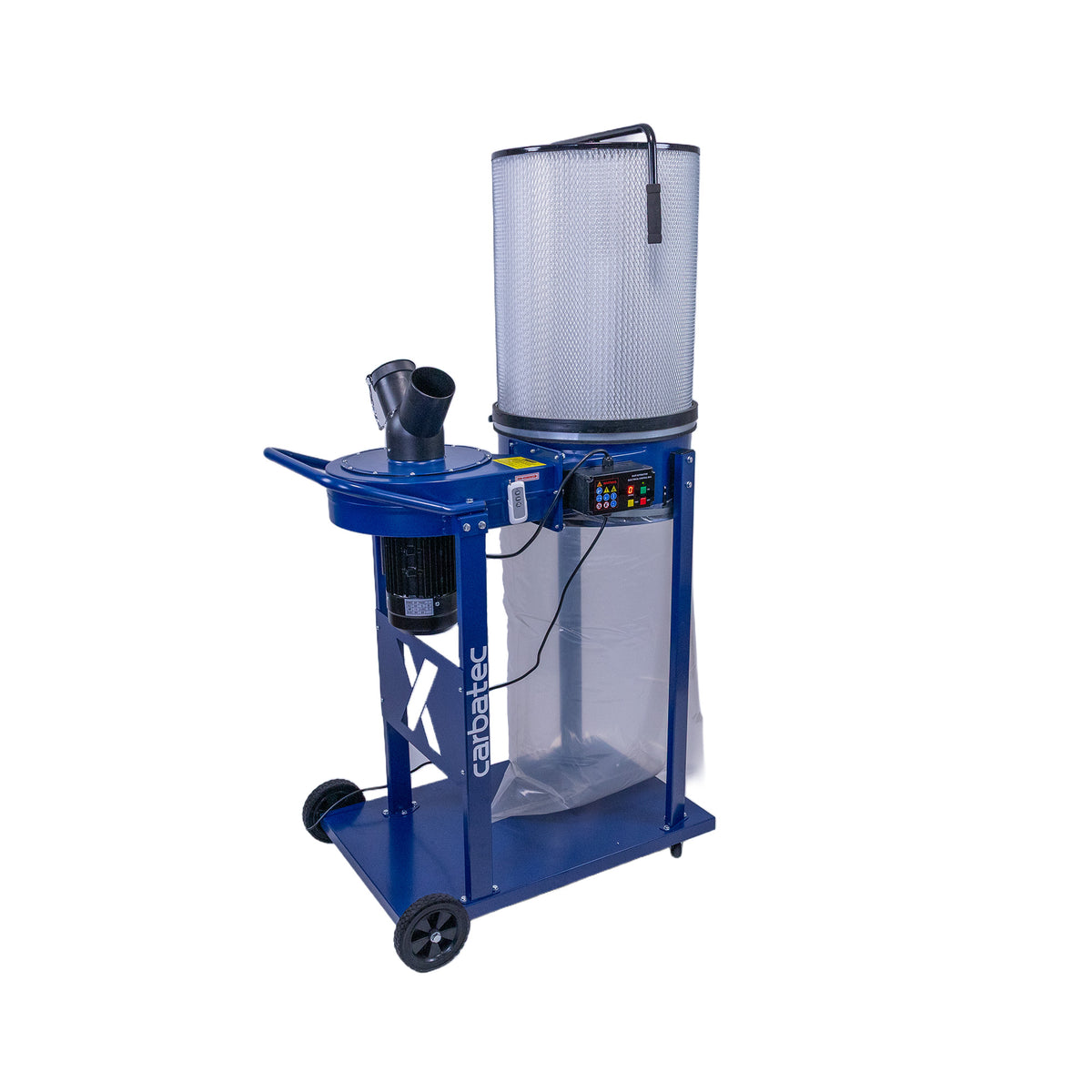 Carbatec 2HP Dust Collector with Remote Control & Cartridge Filter