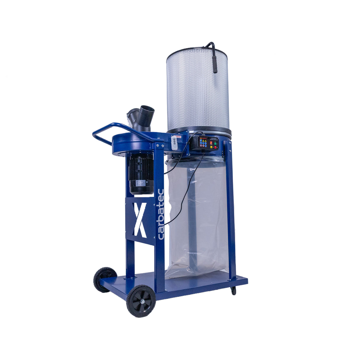 Carbatec 2HP Dust Collector with Remote Control & Cartridge Filter