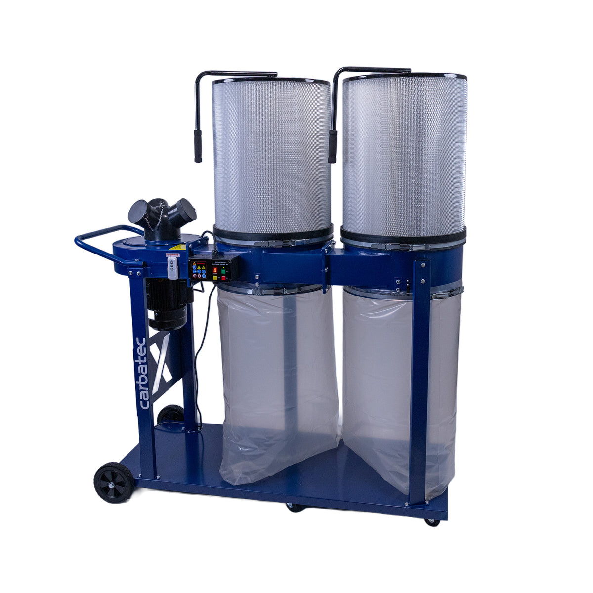 Carbatec 3HP Dust Collector with Remote Control & Cartridge Filter