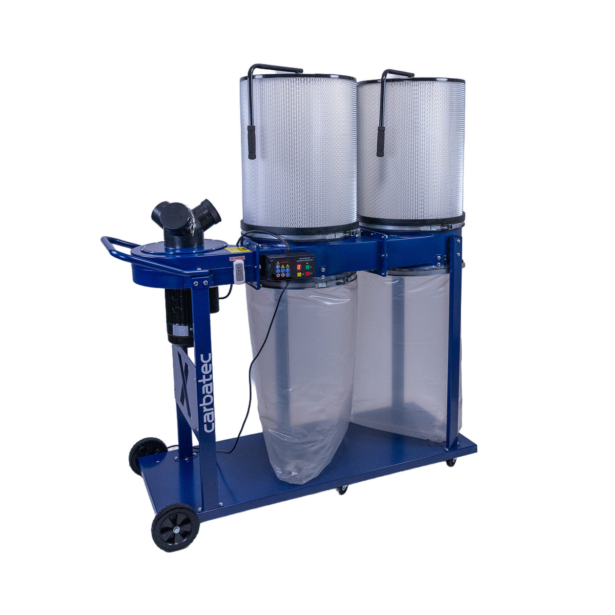 Carbatec 3HP Dust Collector with Remote Control & Cartridge Filter