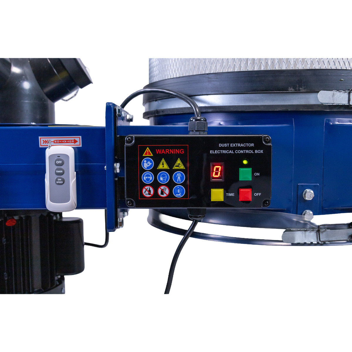 Carbatec 3HP Dust Collector with Remote Control & Cartridge Filter