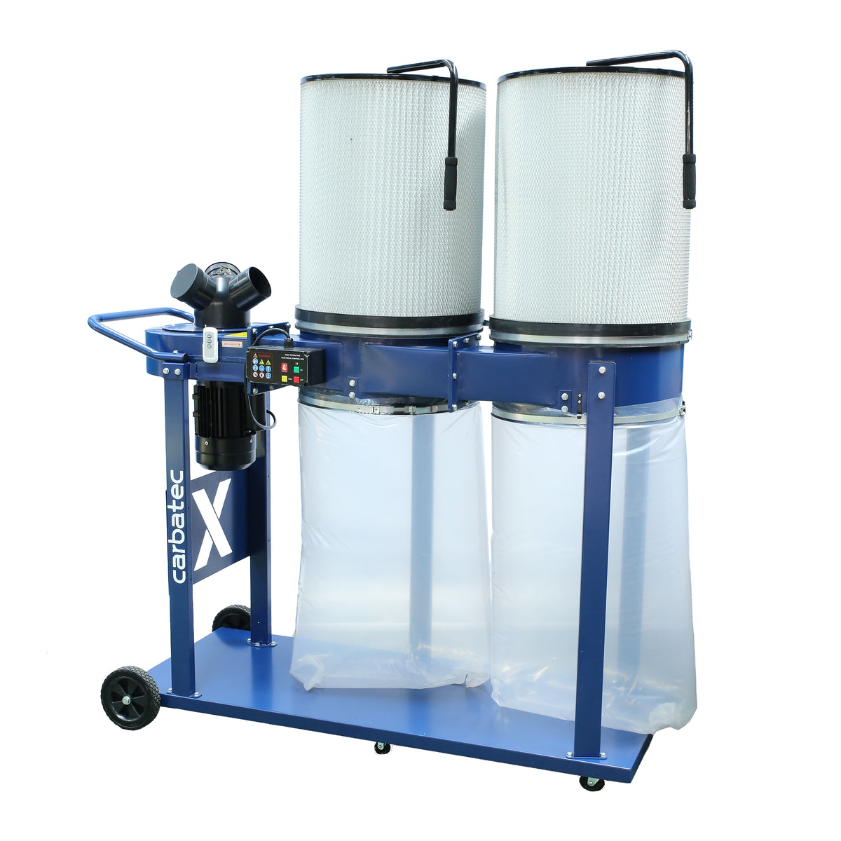Carbatec 3HP Dust Collector with Remote Control & Cartridge Filter