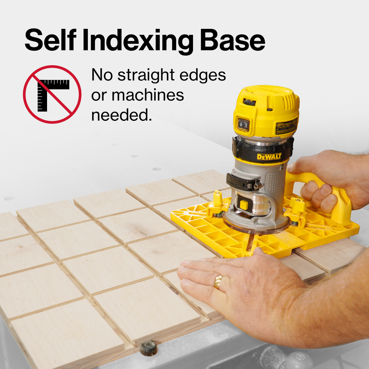 Microjig Matchfit grid routing guide kit with bits