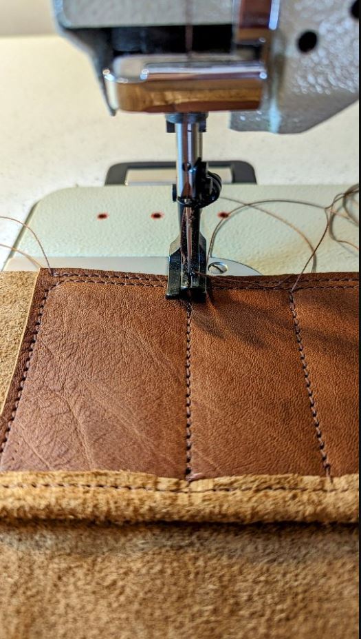 En Mina 3 Pocket Suede Japanese Saw Wrap
