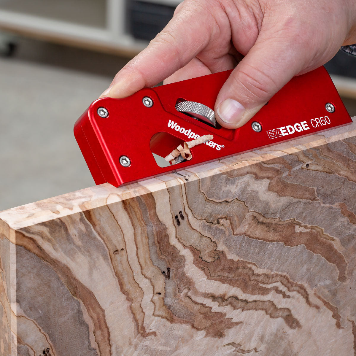 Woodpeckers EZ Edge Corner Plane with 45° Chamfer Blade and Rack-It EZECHM-21
