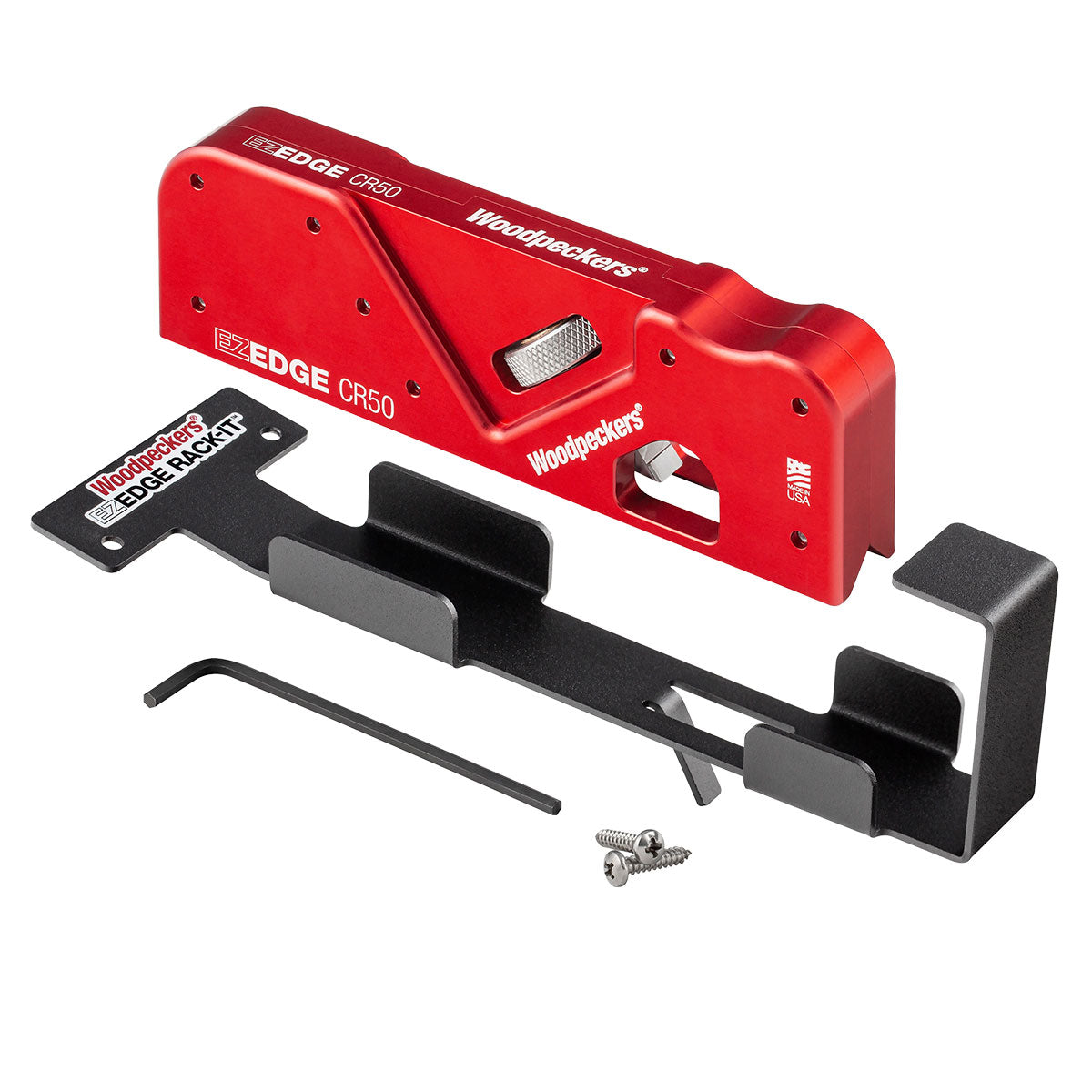 Woodpeckers EZ Edge Corner Plane with 45° Chamfer Blade and Rack-It EZECHM-21