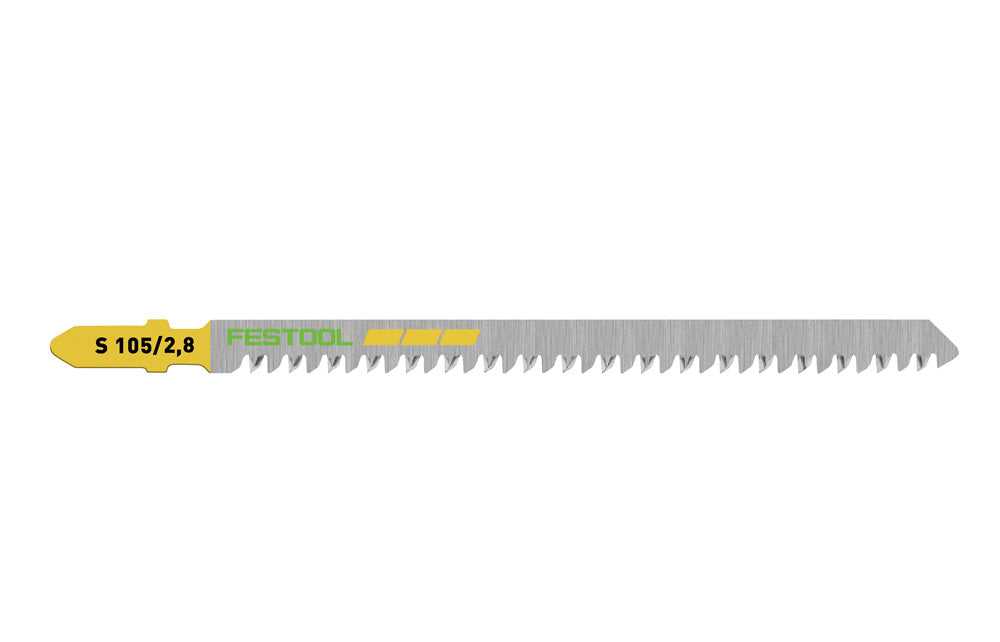 Festool Straight Cut Jigsaw Blade S 105mm x 2.8mm - 5 Pack