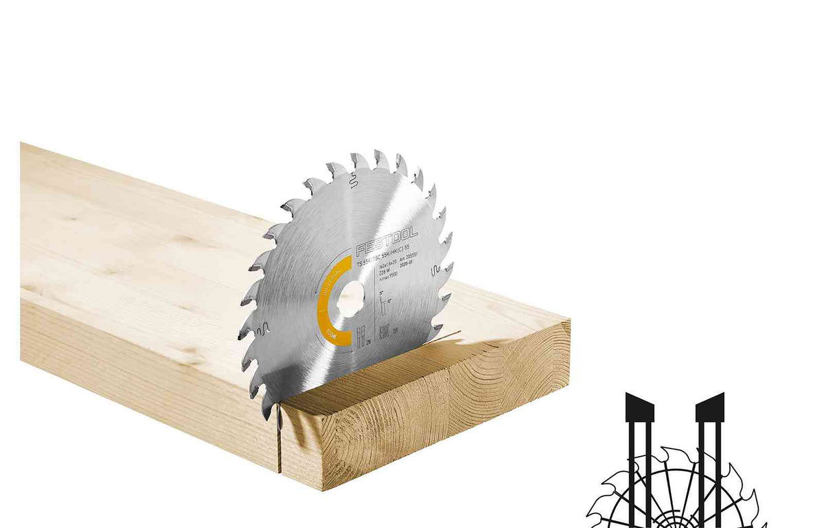 Festool Universal Saw Blade 160mm x 1.8mm x 20mm 28 Tooth