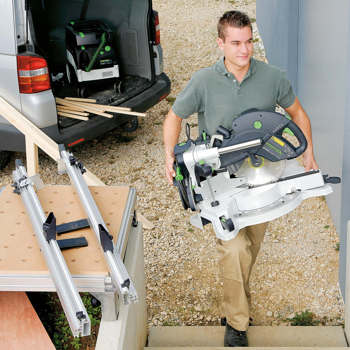 Festool KS 120R 260mm Slide Compound Mitre Saw