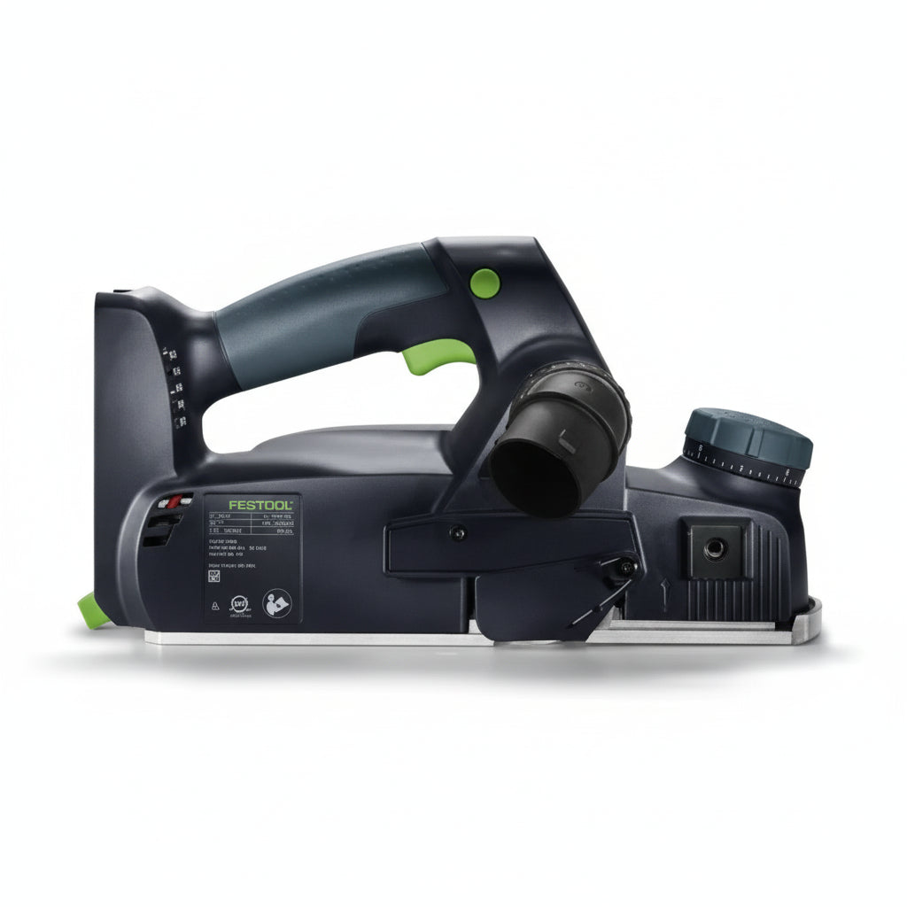 Festool cordless planer on a white background