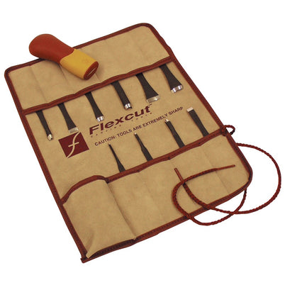 Flexcut 11 Piece Portable Carving Set