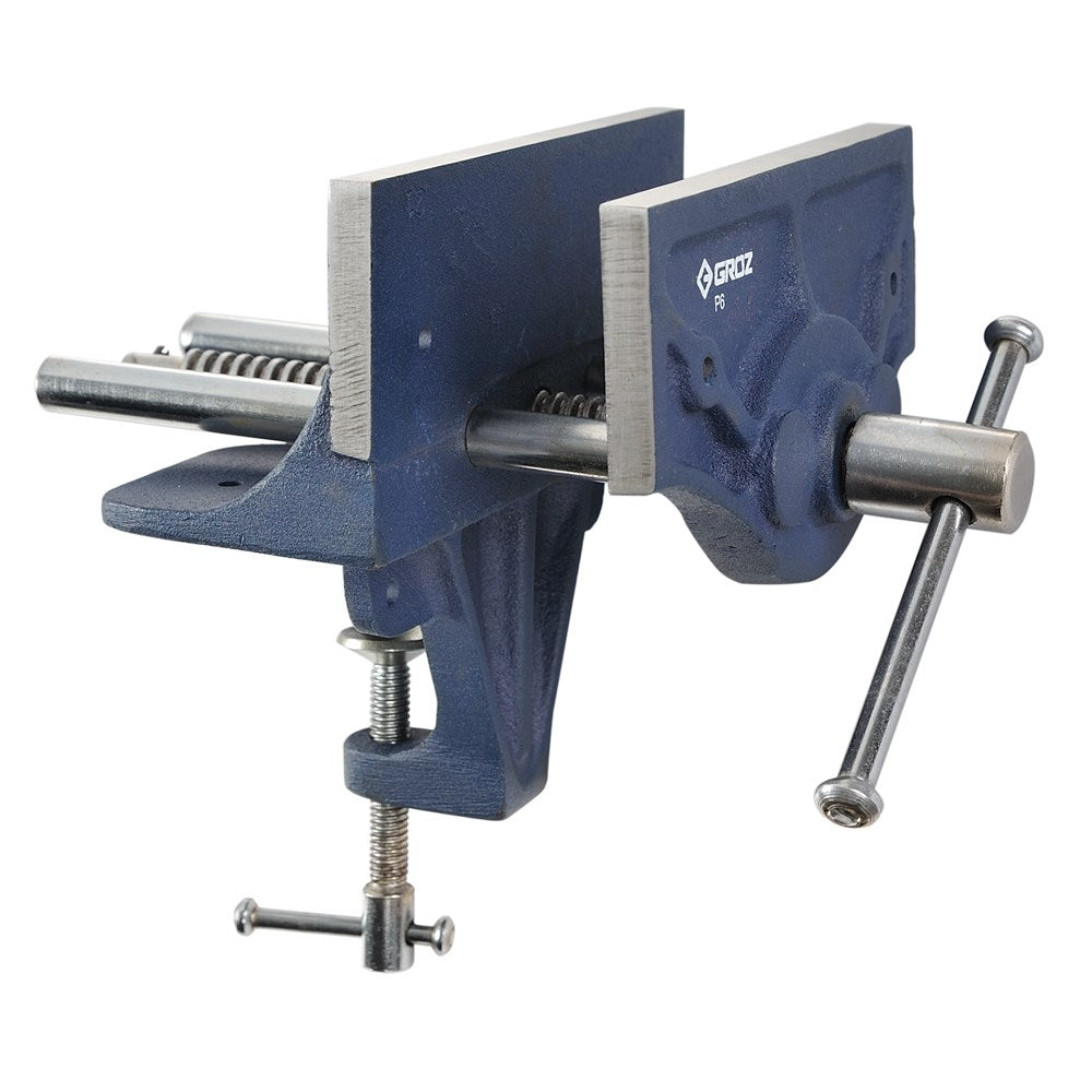 Groz Clamp-On Woodworking Vice - 150mm