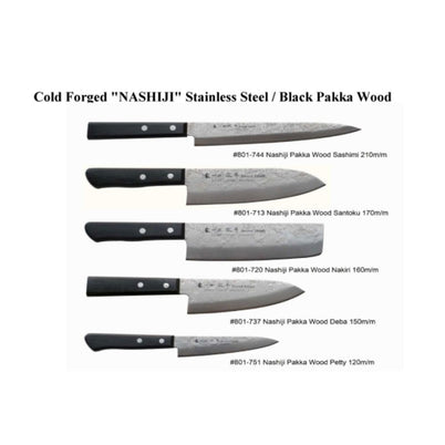 Topman Nashiji Japanese Nakiri Knife - 160mm