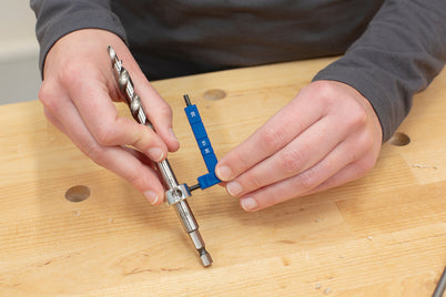 Kreg Easy-Set Drill Bit with Stop Collar and Gauge/Hex Wrench