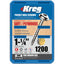 Kreg Pocket Hole Screws - 32mm Coarse/MaxiLoc Head - Zinc - 1200 pack