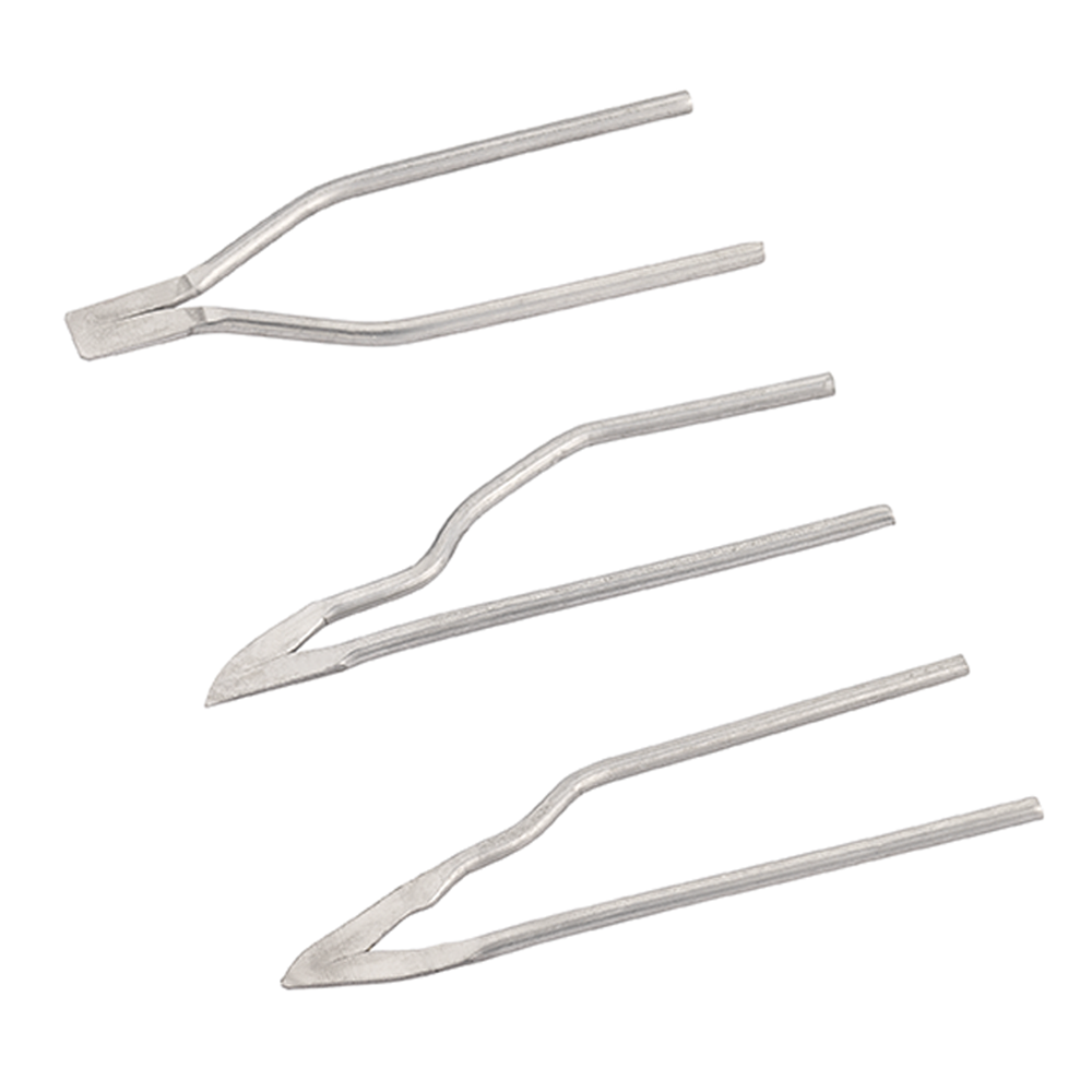 Robert Sorby Chisel Point (2 Pack) of Knife points for the Peter Child Artist's Pyrography Machine.