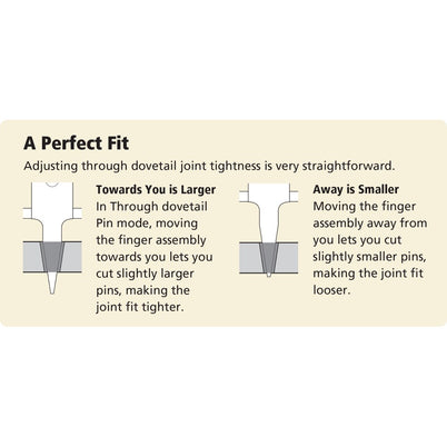 Leigh Through Dovetail Bit 8° - 7.9mm Diameter