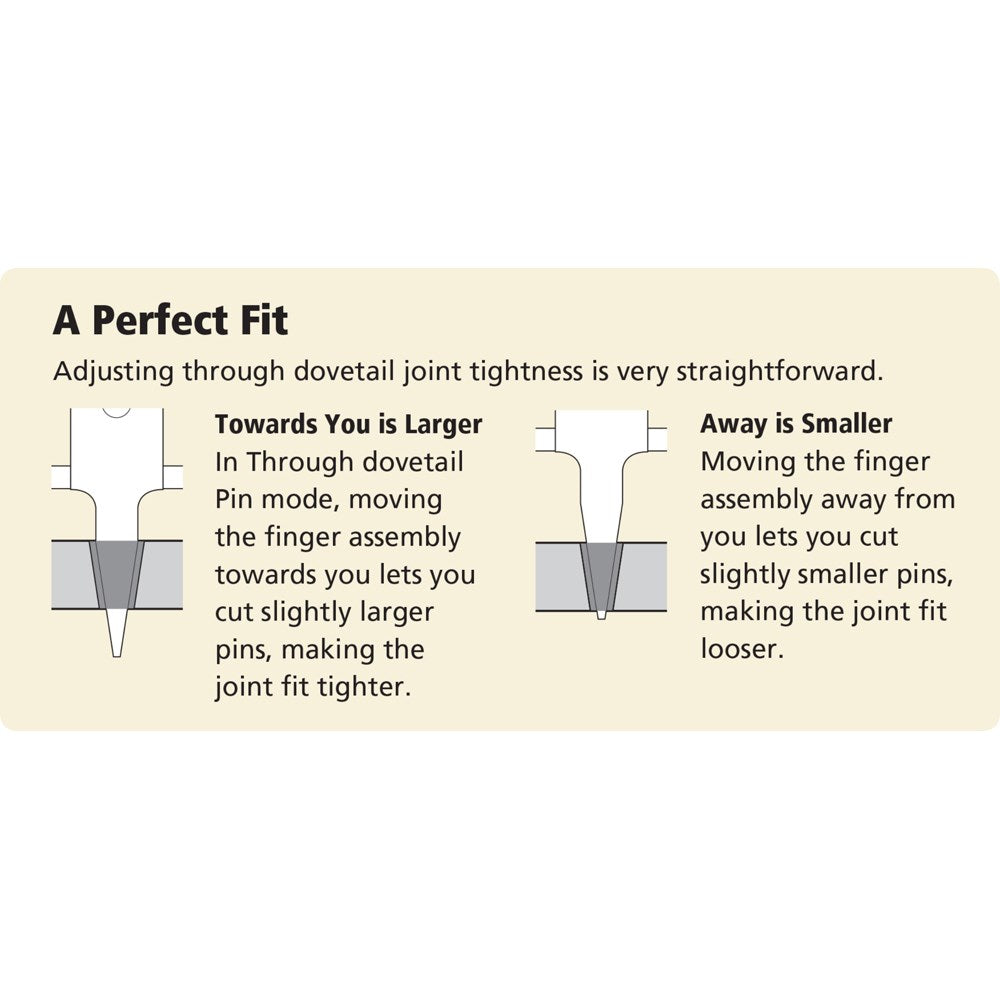Leigh Through Dovetail Bit - 8°