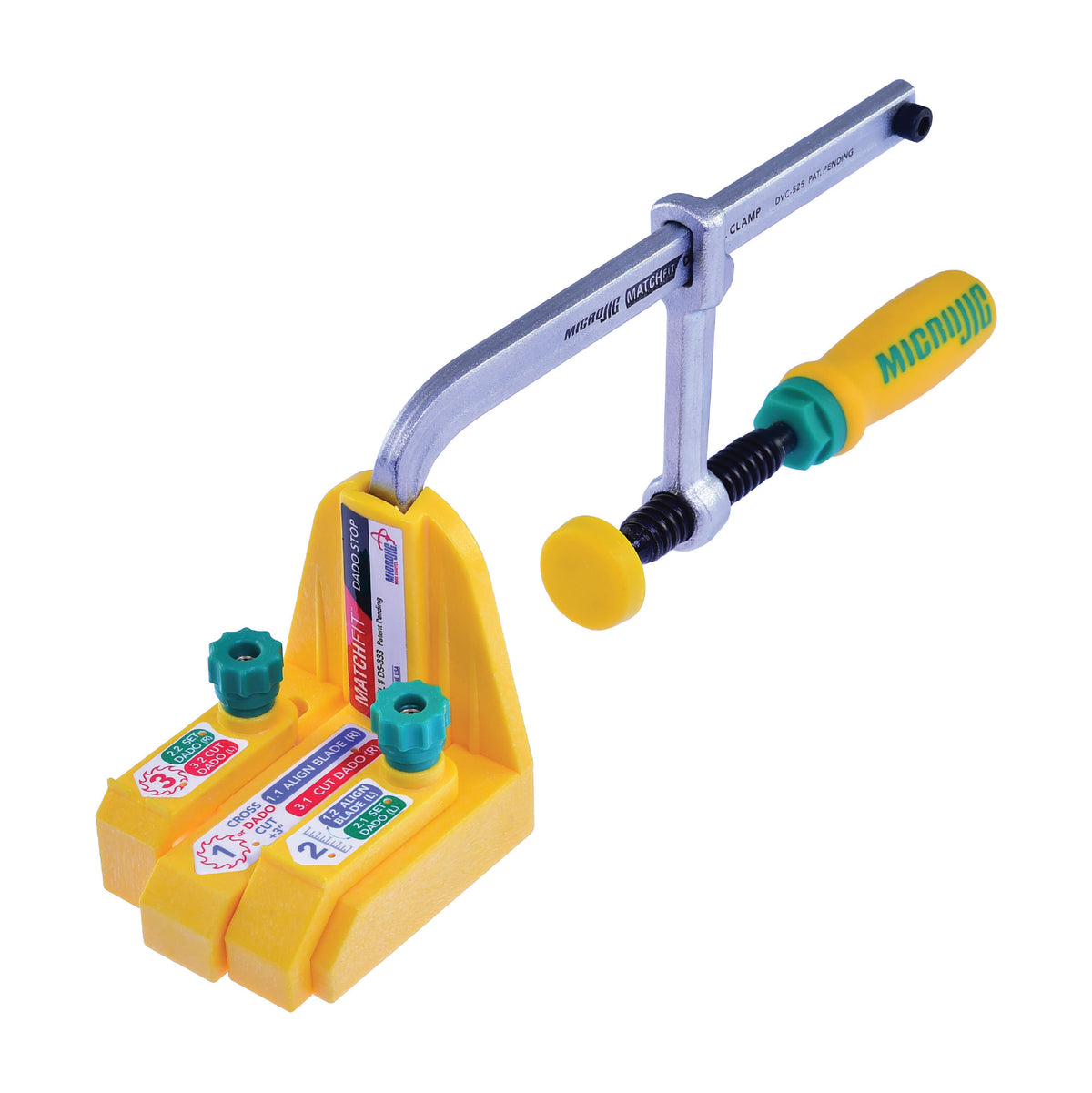Microjig Matchfit dado stop