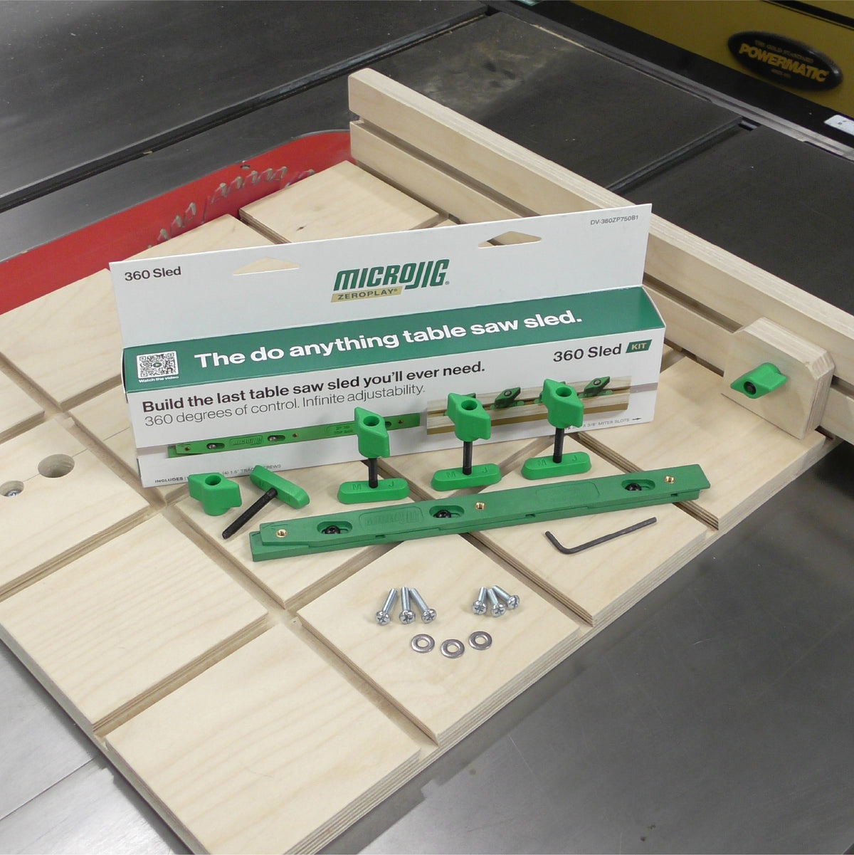 Microjig Zeroplay 360 sled kit