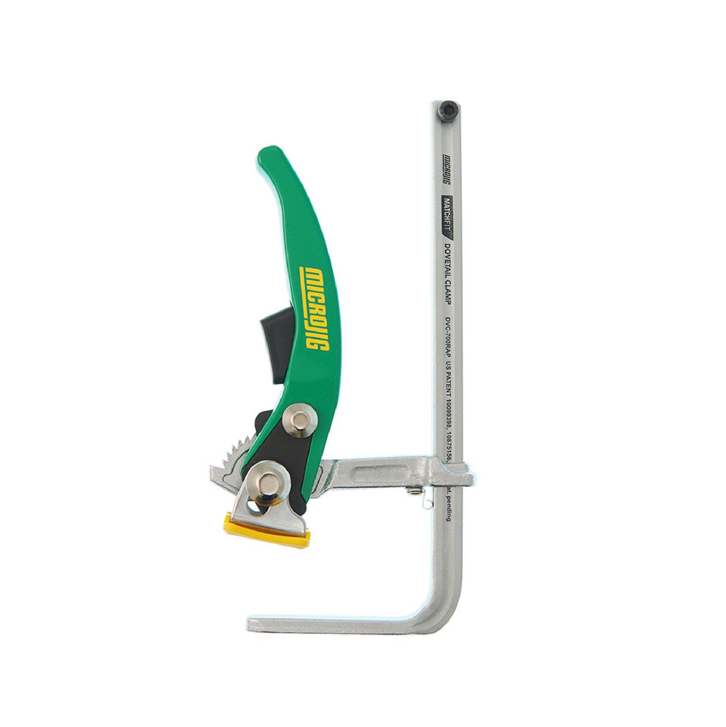 Microjig Matchfit dovetail ratchet clamp