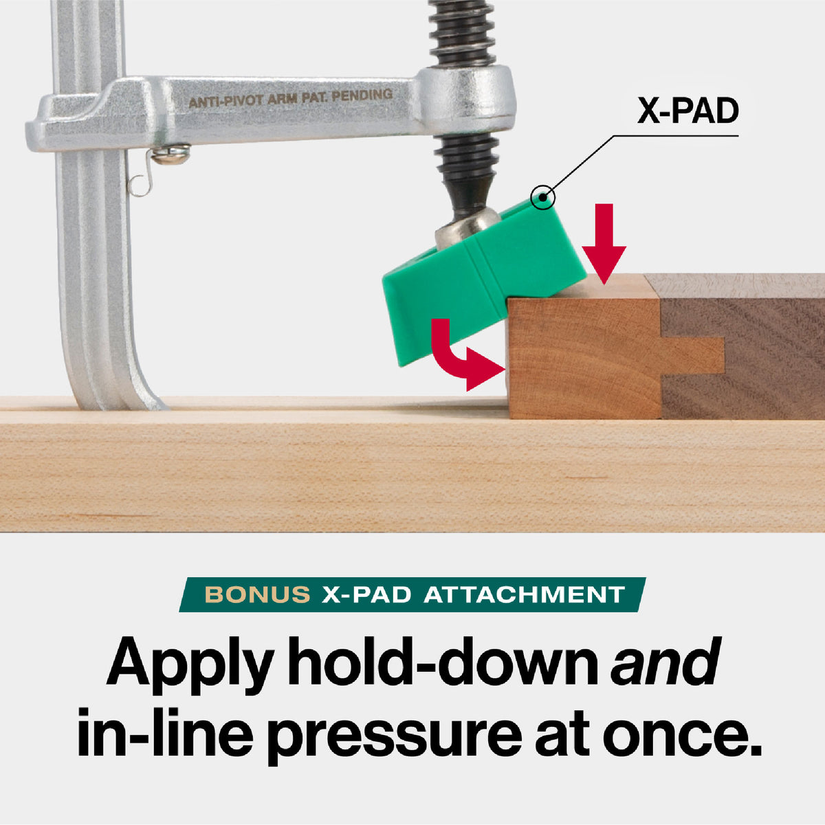 Microjig Matchfit Dovetail AP Clamp with X-Pad