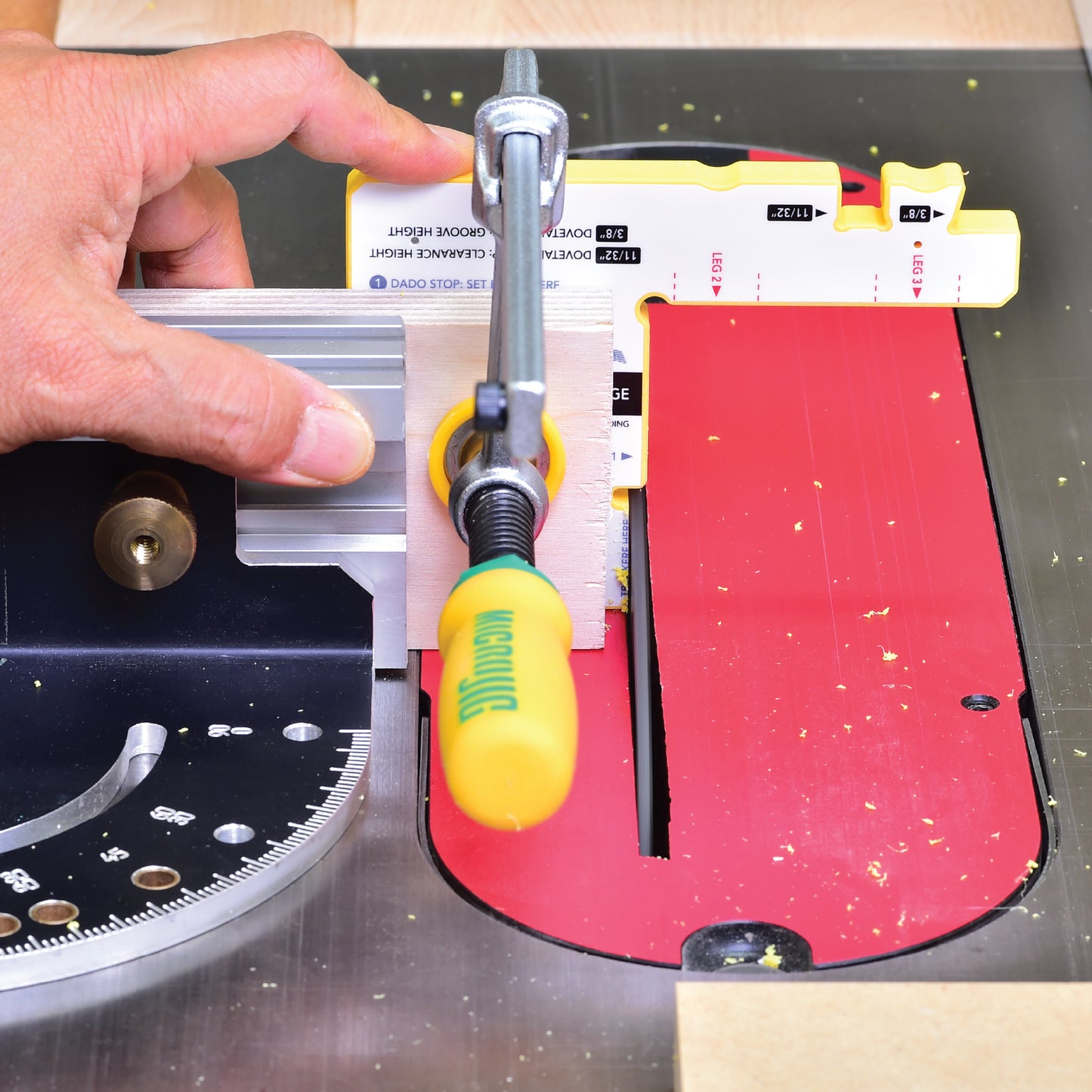 Microjig Matchfit dado stop pro