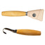 Mora Woodcarving Hook Knife with 13mm Radius - Left Hand with Leather Sheath