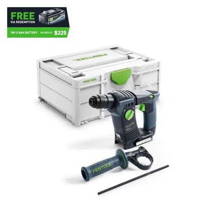 Festool BHC 18V Cordless Rotary Hammer Basic in Systainer