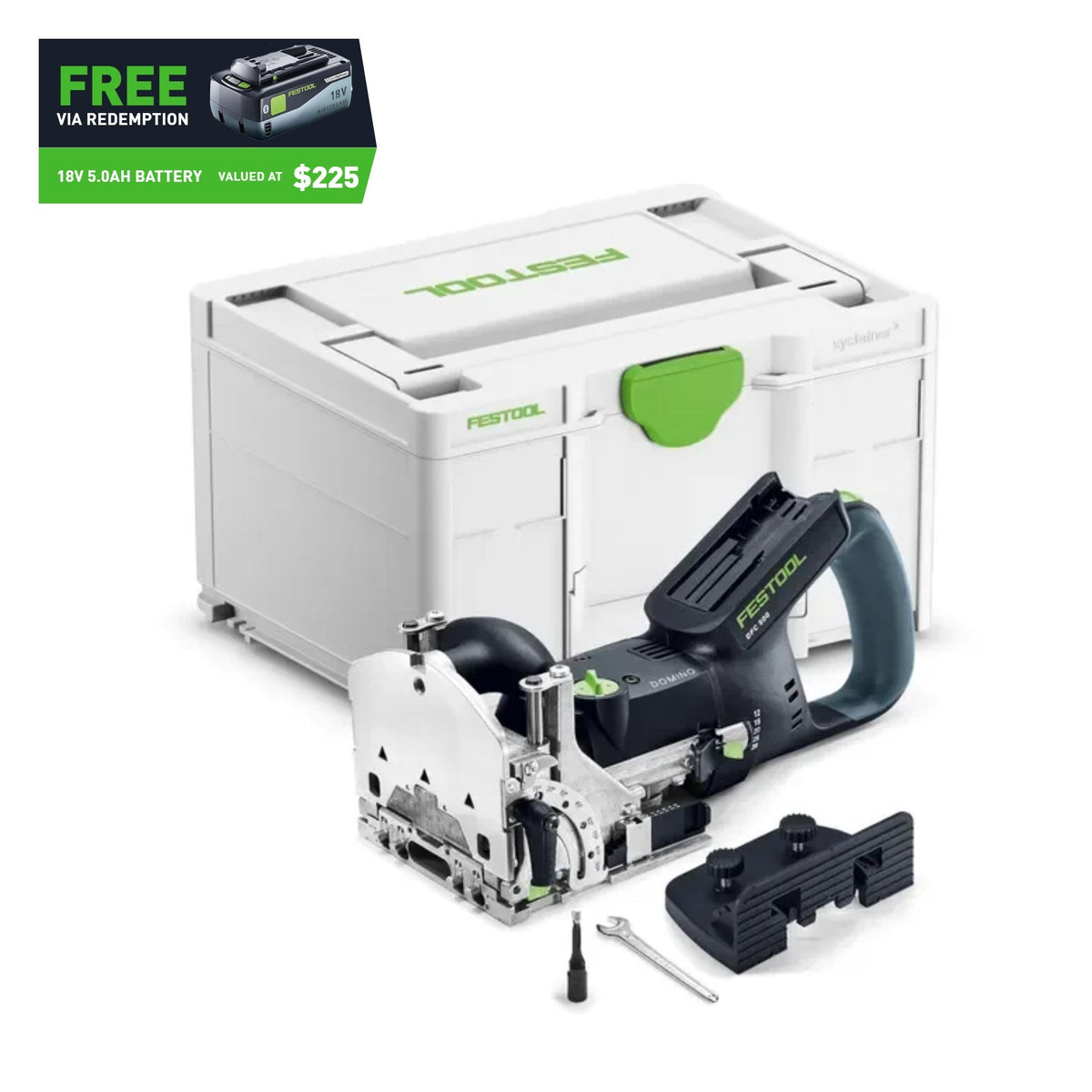 DFC 500 Cordless DOMINO Joining Machine Basic in Systainer