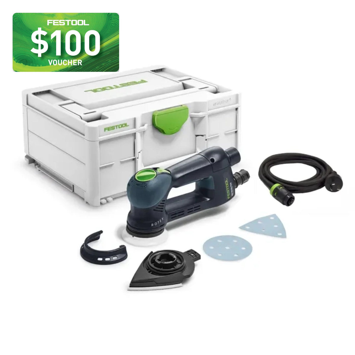 Festool RO 90mm ROTEX 4 in 1 Random Orbital Sander in Systainer