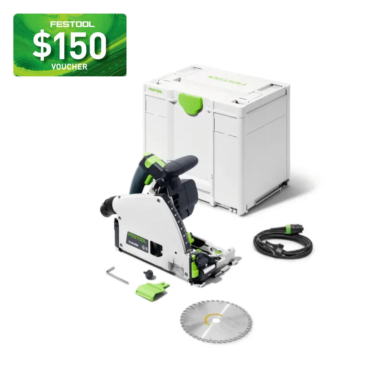 Festool TS 60K 168mm Plunge Cut Saw in Systainer