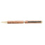 Carbatec Ball Point Pen Parts Gold Finish W/Black Clip - 5 Pack