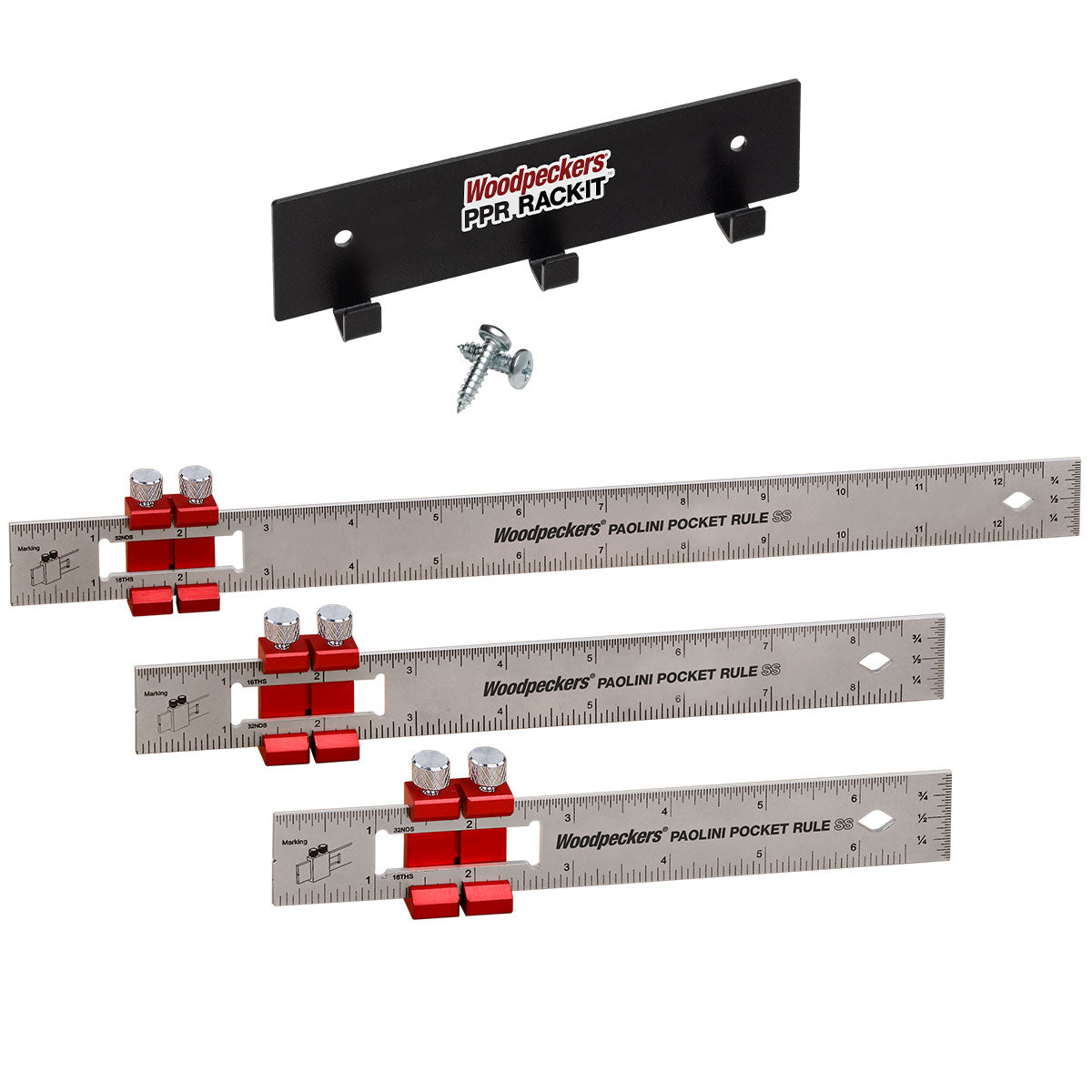 Woodpeckers Paolini Pocket Rule Rack It PPRRI