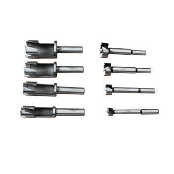 Carbatec Drill & Barrel Plug 8pce cutter Set - Large
