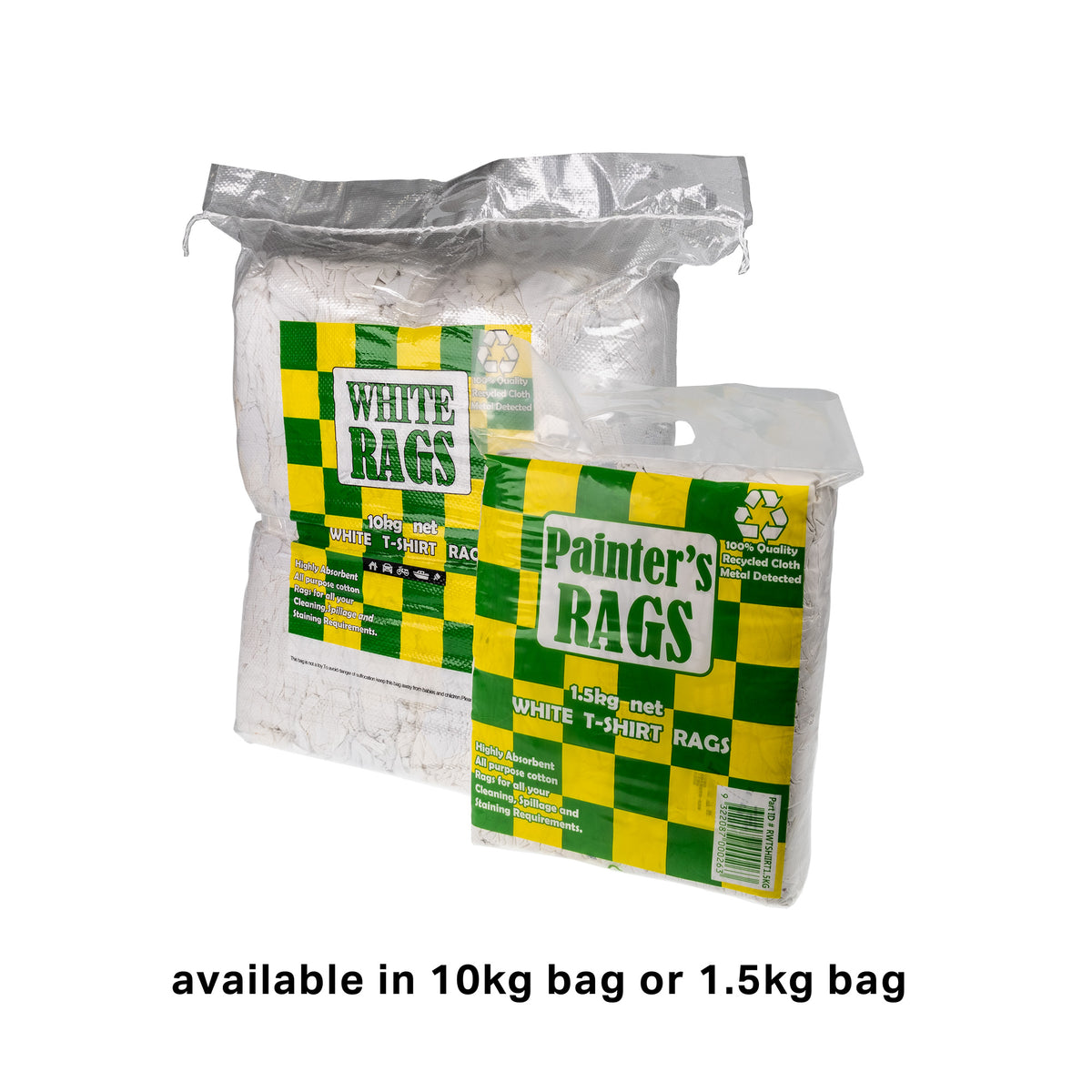 White Cotton Rags 1.5kg
