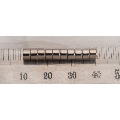 Carbatec Rare Earth Magnets - 8mm x 5mm - Pk 10