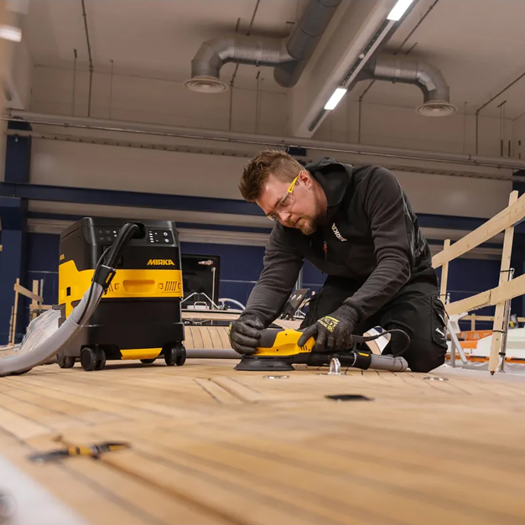 Mirka Deros RS 600 150mm Rotary Sander in Case