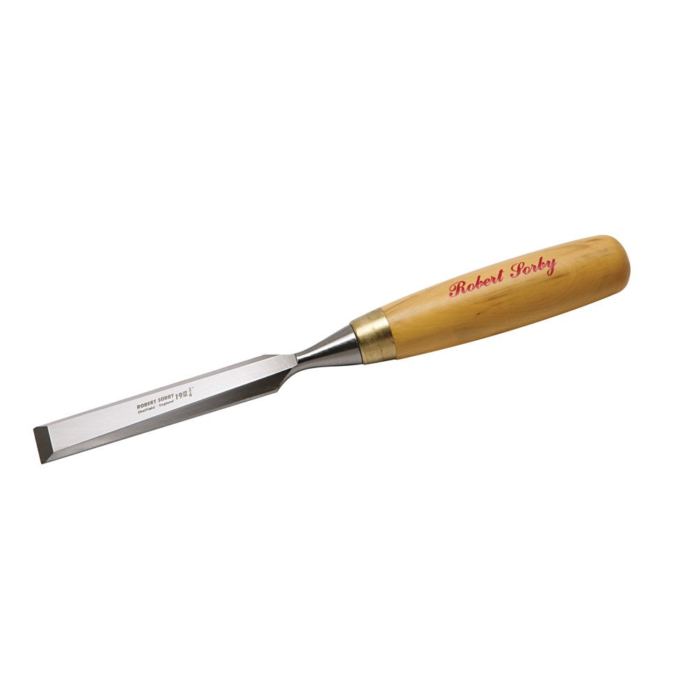 Robert Sorby Boxwood Handled Gilt Edge Chisel 1/4"
