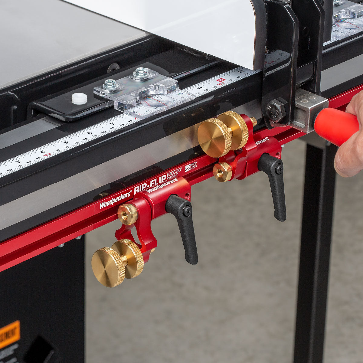 Woodpeckers Rip-Flip Fence Stop System 36" Capacity RF-FS-32-SS suits SawStop system