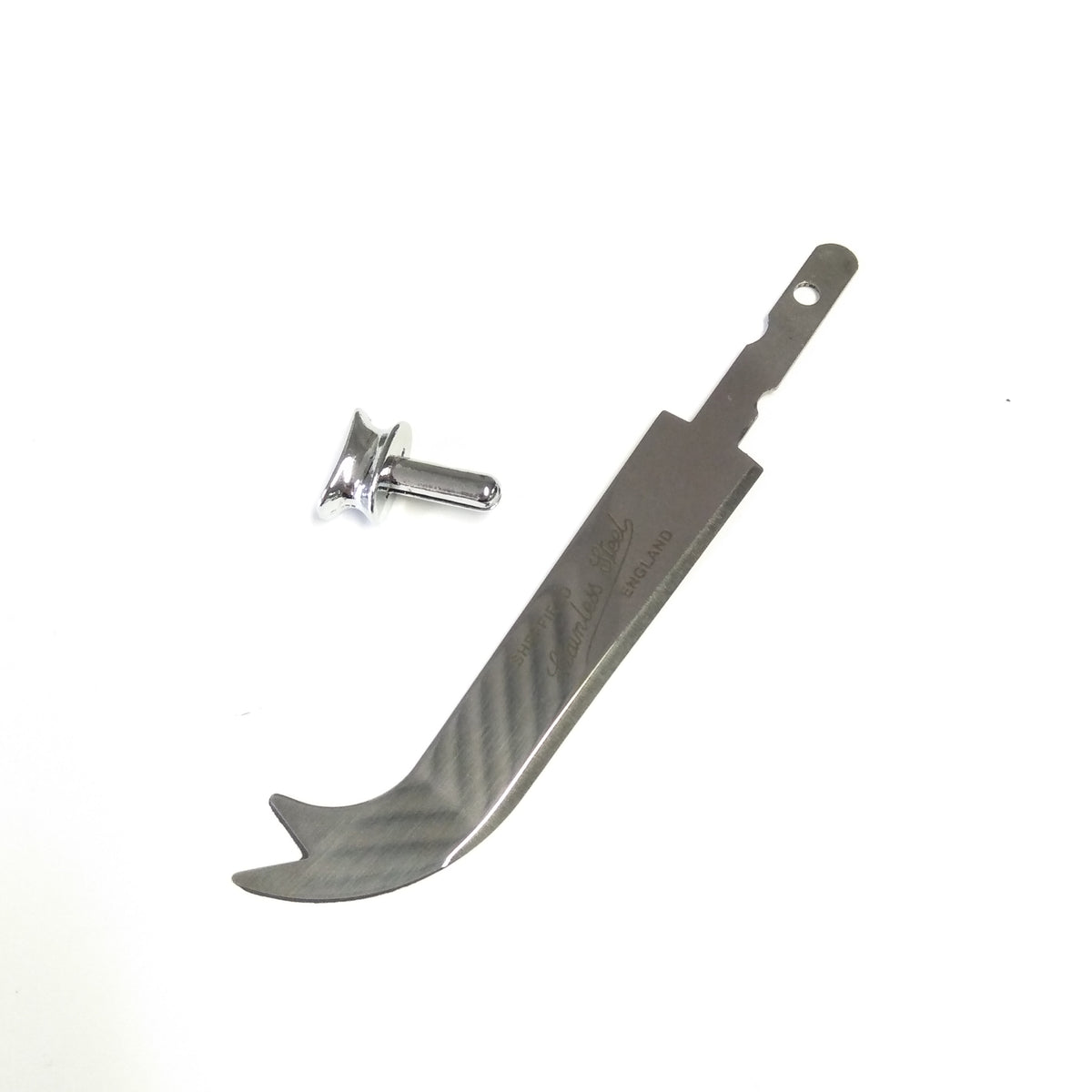 Carbatec Stainless Steel Half Cheese Knife