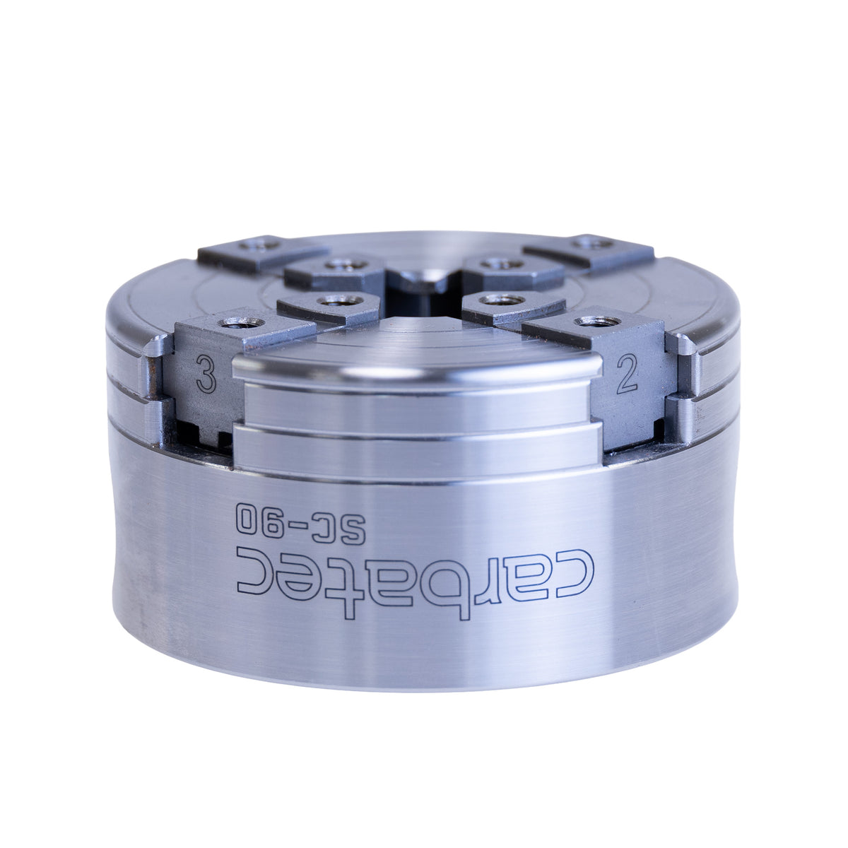 Carbatec 90mm Four Jaw Open Back Scroll Chuck